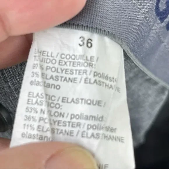 PGA Tour Mens Flat Front Stretch Active Waistband Golf Shorts Gray Size 36 - Picture 7 of 8